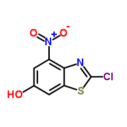 2-Chloro-4-nitro-1,3-benzothiazol-6-ol结构式