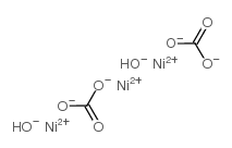Nickel carbonate hydroxide structure