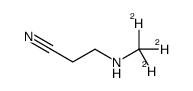 3-(trideuteriomethylamino)propanenitrile结构式