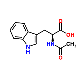 N-乙酰-L-色氨酸结构式