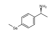 (S)-1-(4-(methylselanyl)phenyl)ethanamine结构式