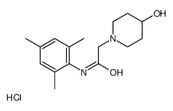 2-(4-hydroxypiperidin-1-yl)-N-(2,4,6-trimethylphenyl)acetamide,hydrochloride结构式