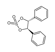 (4R,5R-4,5-diphenyl-(1,3,2)-dioxathiolane-(2,2)-dioxide) Structure