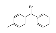 1-[bromo-(4-methylphenyl)methyl]pyridin-1-ium Structure