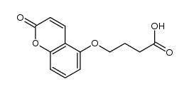 coumarin-5-oxybutyric acid Structure