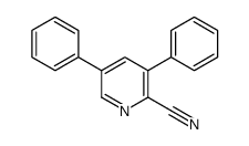 3,5-diphenylpyridine-2-carbonitrile Structure