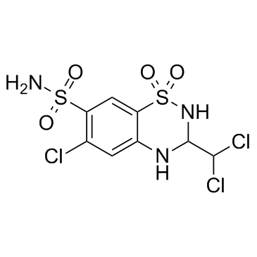 三氯噻嗪结构式