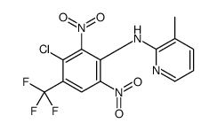 N-[3-chloro-2,6-dinitro-4-(trifluoromethyl)phenyl]-3-methylpyridin-2-amine结构式