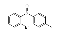 (+/-)-2-bromophenyl 4-methylphenyl sulfoxide Structure