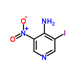 3硝基4-氨基-5碘吡啶结构式