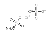 铬酸铵硫酸盐十二水结构式
