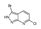 3-bromo-6-chloro-2H-pyrazolo[3,4-b]pyridine structure