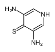 4(1H)-Pyridinethione,3,5-diamino-(9CI)结构式