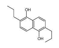 2,6-dipropylnaphthalene-1,5-diol Structure