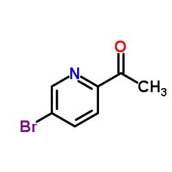 5-乙酰基-2-溴吡啶结构式