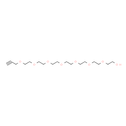 丙炔基-七聚乙二醇结构式