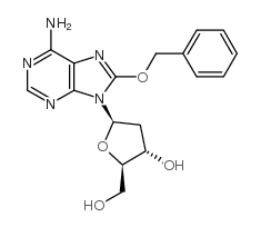 8-苄氧基-2-脱氧腺苷酸结构式