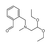2-[[2,2-diethoxyethyl(methyl)amino]methyl]benzaldehyde结构式