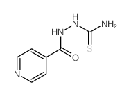 4-Pyridinecarboxylicacid, 2-(aminothioxomethyl)hydrazide structure
