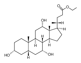 cholic acid ethyl ester Structure