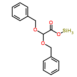 二苯甲氧基二乙酰氧基硅烷结构式