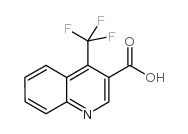4-(三氟甲基)喹啉-3-甲酸结构式