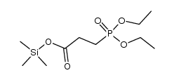 trimethylsilyl 3-(diethoxyphosphinoyl)propionate Structure