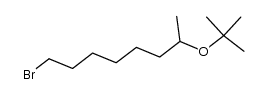 1-bromo-7-tert-butoxyoctane结构式