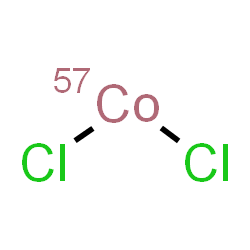 Cobaltous chloride Co 57 structure