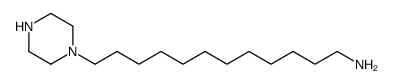 1-(12-氨基十二基)哌嗪结构式