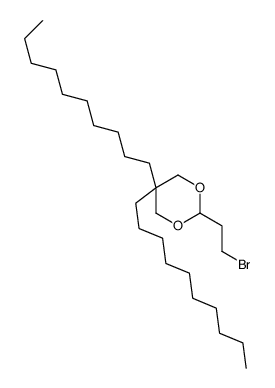2-(2-bromoethyl)-5,5-didecyl-1,3-dioxane结构式