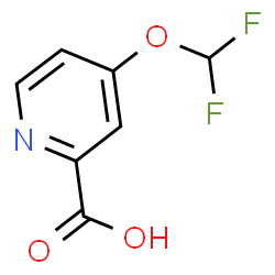 4-(Difluoromethoxy)picolinic acid Structure
