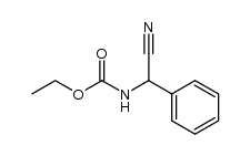 (cyano-phenyl-methyl)-carbamic acid ethyl ester Structure