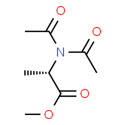 Alanine,N,N-diacetyl-,methyl ester结构式