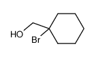 1-bromo-1-hydroxymethylcyclohexane Structure