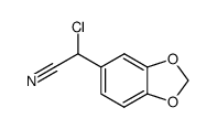 2-(benzo[d][1,3]dioxol-5-yl)-2-chloroacetonitrile Structure