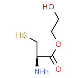 L-Cysteine, 2-hydroxyethyl ester (9CI) Structure