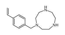 1-[(4-ethenylphenyl)methyl]-1,4,7-triazonane Structure