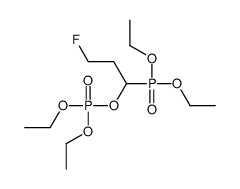 (1-diethoxyphosphoryl-3-fluoropropyl) diethyl phosphate Structure