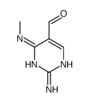 5-Pyrimidinecarboxaldehyde, 2-amino-4-(methylamino)- (9CI) Structure