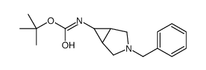 (3-苄基-3-氮杂双环[3.1.0]-6-庚基)氨基甲酸叔丁酯结构式