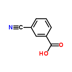 3-氰基苯甲酸结构式