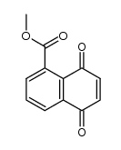 methyl 1,4-naphthoquinone-5-carboxylate结构式