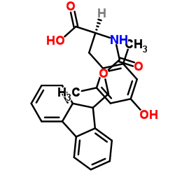 Fmoc-2,6-dimethyl-L-tyrosine Structure