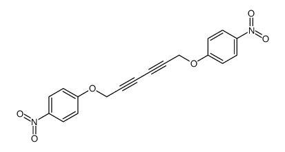 1-nitro-4-[6-(4-nitrophenoxy)hexa-2,4-diynoxy]benzene结构式
