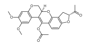rotenone 6'-norketone enol acetate结构式