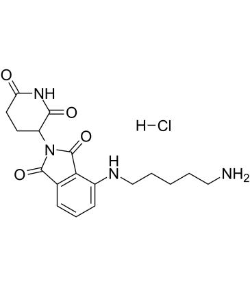 Thalidomide-NH-C5-NH2 hydrochloride图片