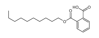 decyl hydrogen phthalate Structure