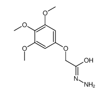 2-(3,4,5-trimethoxyphenoxy)acetohydrazide结构式