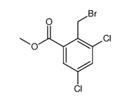 2-Bromomethyl-3,5-dichloro-benzoic acid methyl ester Structure